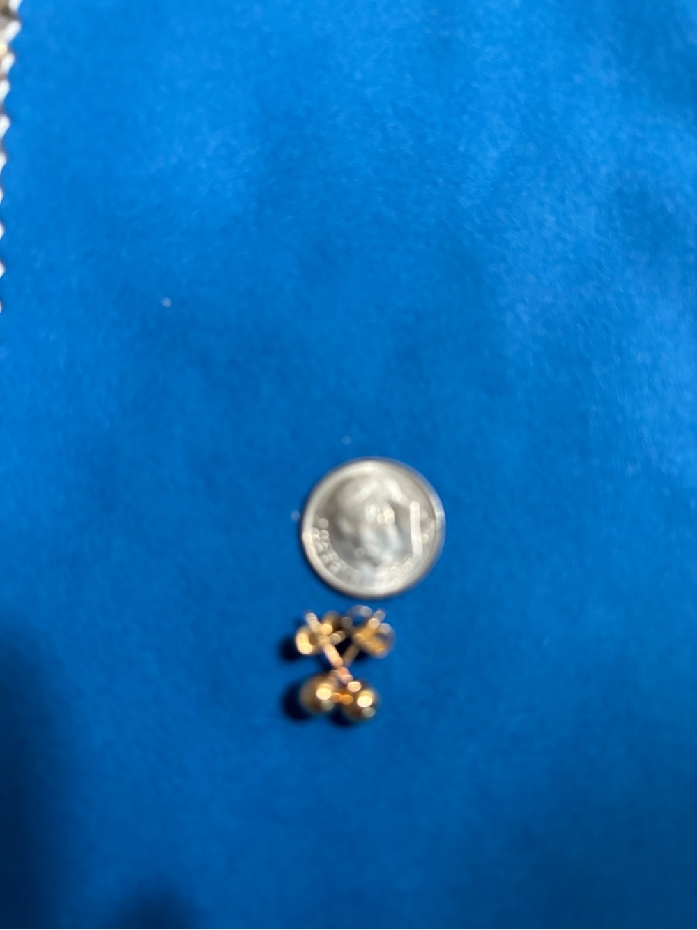 14K Gold Stud Earrings